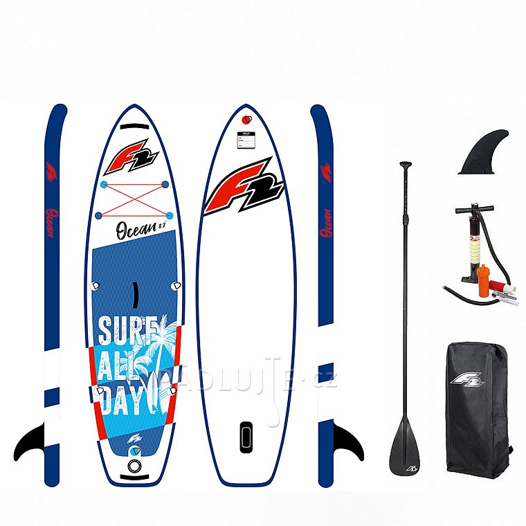 Paddleboard F2 OCEAN BOY 8'2 s pádlem - nafukovací paddleboard