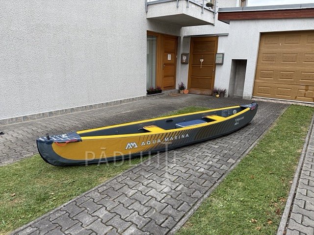 Kanoe AQUA MARINA Tomahawk AIR-C3 - trojmístná nafukovací - varianta: základní sada - POUŽITÉ ZBOŽÍ