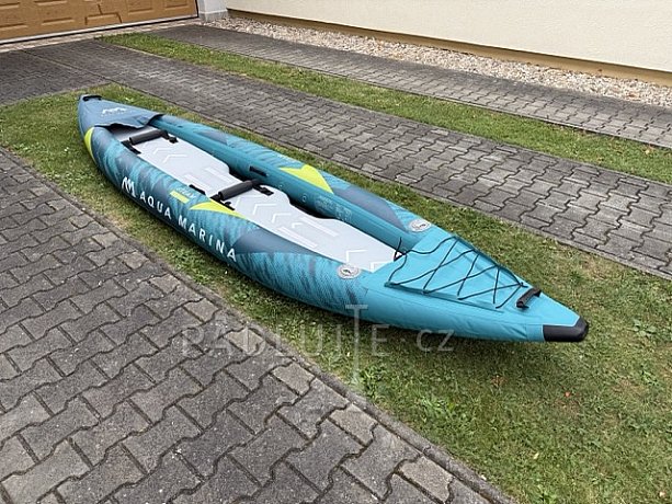 Kajak AQUA MARINA STEAM 412 - nafukovací dvoumístný - varianta: se dvěma pádly