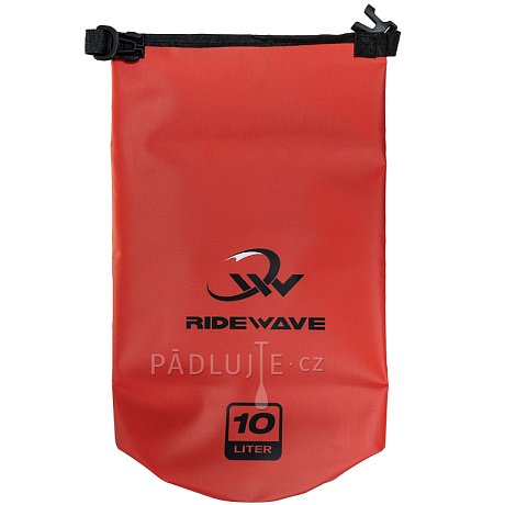 Vodotěsný vak RIDEWAVE 10l červený pro paddleboard