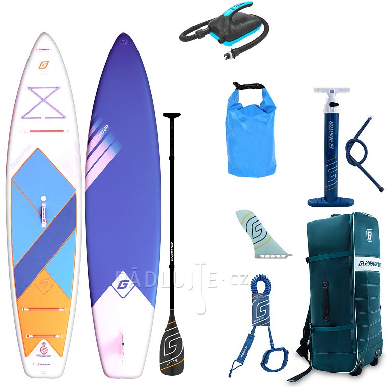 Paddleboard GLADIATOR ELITE 11'2 s karbon pádlem 2026 - nafukovací