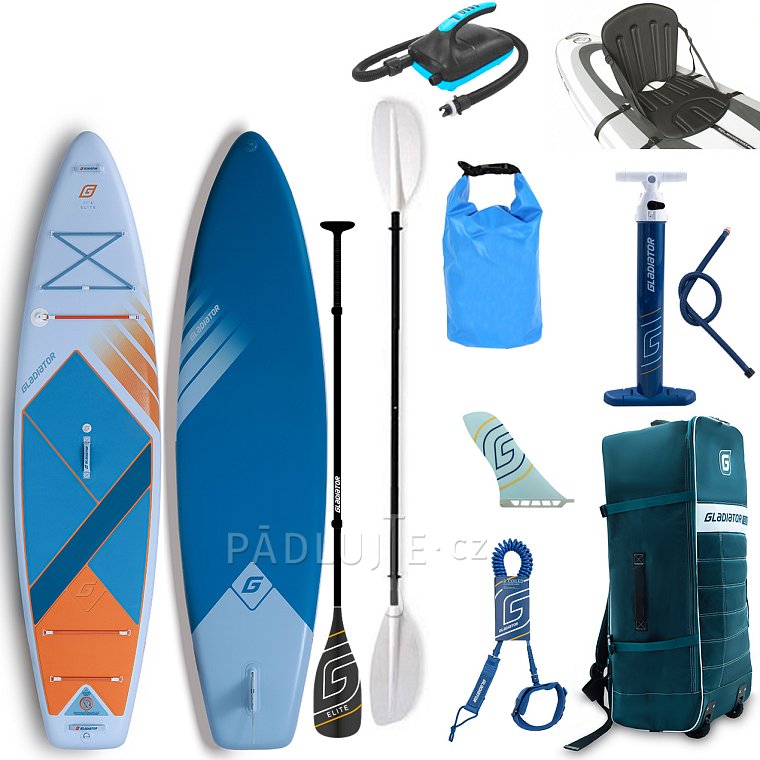 Paddleboard GLADIATOR ELITE  Touring 11'6 s karbon pádlem 2026 - nafukovací