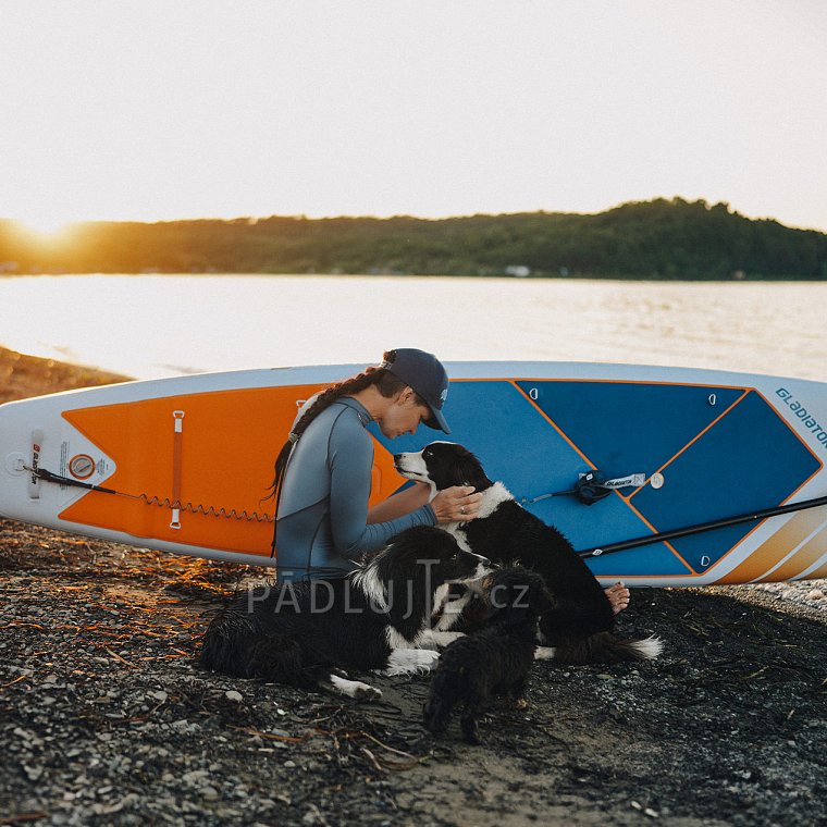 Paddleboard GLADIATOR ELITE 12'6 Touring s karbon pádlem - nafukovací