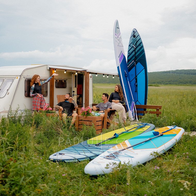 Paddleboard GLADIATOR ELITE 12'6 Touring s karbon pádlem - nafukovací