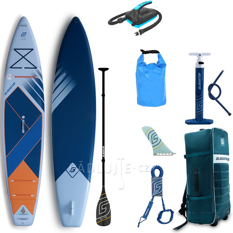 Paddleboard GLADIATOR ELITE 12'6 Touring s karbon pádlem 2026 - nafukovací