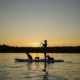 Paddleboard GLADIATOR ELITE 14' Touring s karbon pádlem 2026 - nafukovací