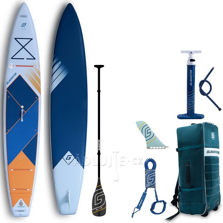 Paddleboard GLADIATOR ELITE 14' Touring s karbon pádlem 2026 - nafukovací