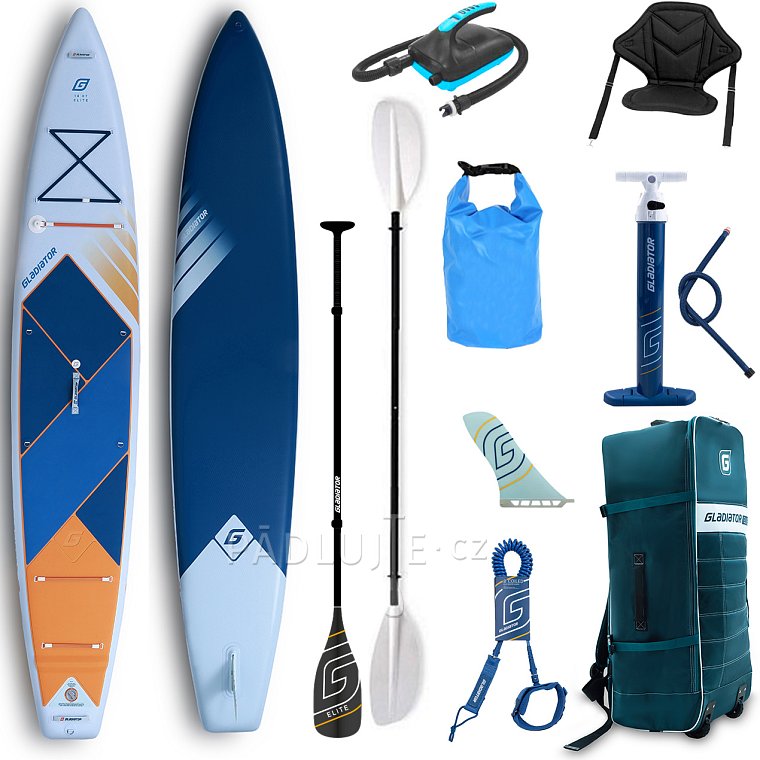 Paddleboard GLADIATOR ELITE 14' Touring s karbon pádlem 2026 - nafukovací
