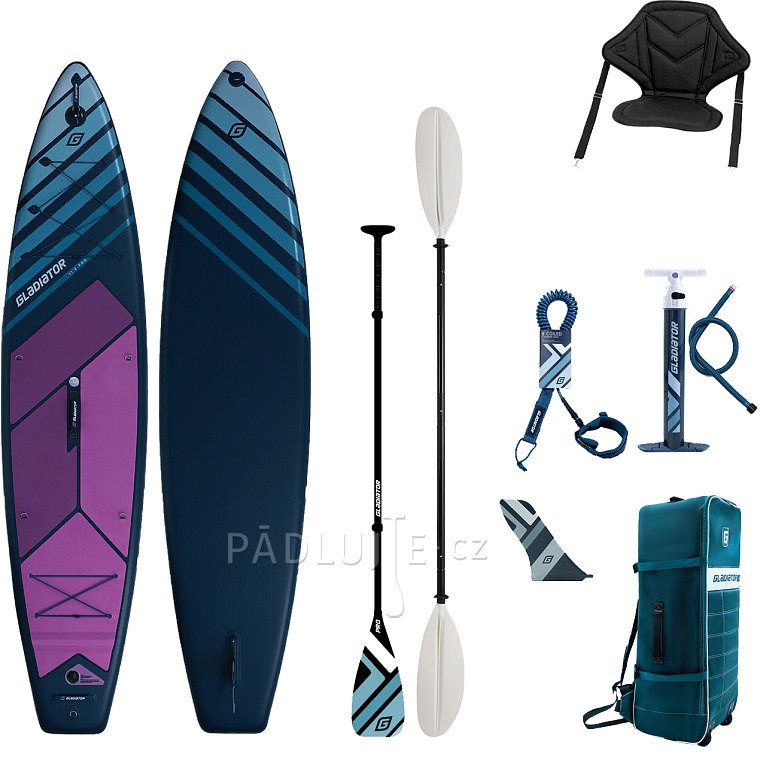 Paddleboard GLADIATOR PRO 11'2 s pádlem 2026 - nafukovací