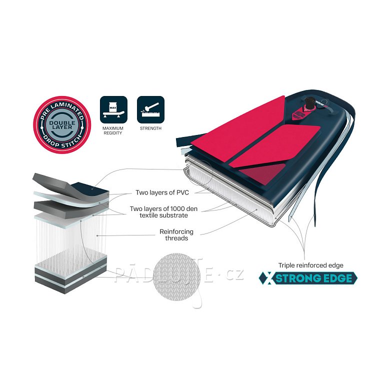 Paddleboard GLADIATOR PRO 11'4 2026 - nafukovací