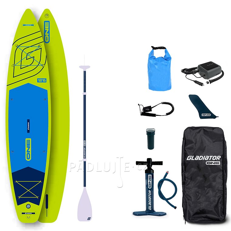 Paddleboard GLADIATOR ONE 12'6 Touring Lime - nafukovací