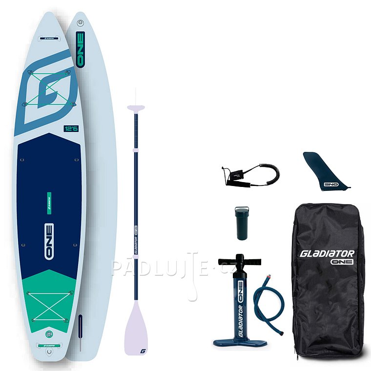 Paddleboard GLADIATOR ONE 12'6 Touring White - nafukovací