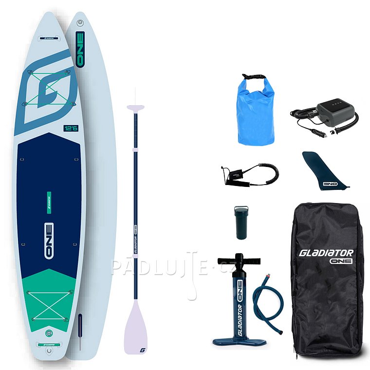 Paddleboard GLADIATOR ONE 12'6 Touring White - nafukovací