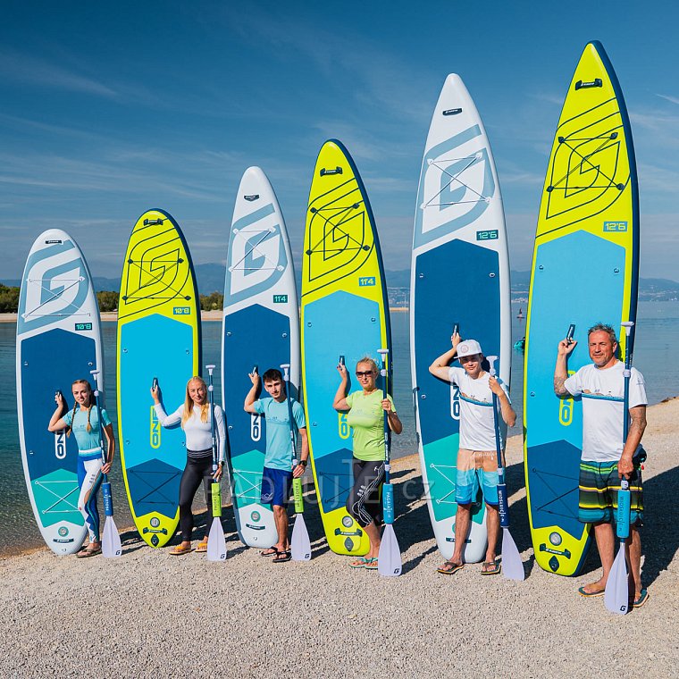 Paddleboard GLADIATOR ONE 11'4 Touring Lime - nafukovací