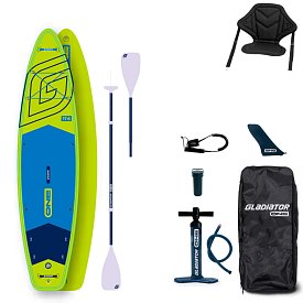 Paddleboard GLADIATOR ONE 11'4 Lime - nafukovací