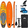 Paddleboard AQUA MARINA GO TURBO 320  10'6 s  motorem AQUA MARINA BlueDrive S Power fin - nafukovací - POUŽITÉ ZBOŽÍ