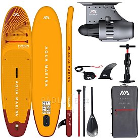 Paddleboard AQUA MARINA eFUSION 10'10'' s  motorem AQUA MARINA BlueDrive S Power fin - nafukovací - POUŽITÉ ZBOŽÍ