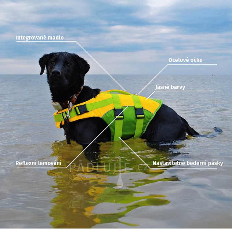 Záchranná plovací vesta pro psa RESTUBE