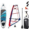 Paddleboard F2 SECTOR 12'2 BLUE komplet s plachtou - nafukovací