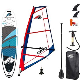 Paddleboard F2 SECTOR 11'5 BLUE komplet s plachtou - nafukovací