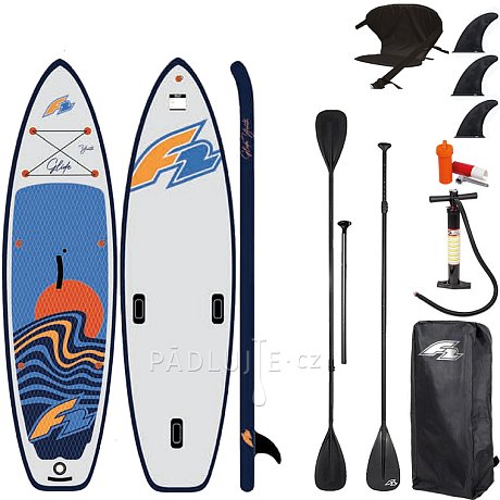 Paddleboard F2 GLIDE WINDSURF/WING YOUTH  GREY 9'2 s pádlem - nafukovací paddleboard