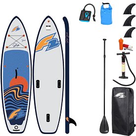 Paddleboard F2 GLIDE WINDSURF/WING YOUTH  GREY 9'2 s pádlem - nafukovací paddleboard