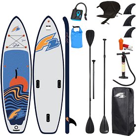 Paddleboard F2 GLIDE WINDSURF/WING YOUTH  GREY 9'2 s pádlem - nafukovací paddleboard