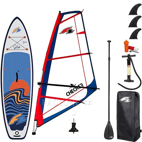 Paddleboard F2 GLIDE WINDSURF/WING YOUTH  GREY 10'0 komplet s plachtou - nafukovací paddleboard
