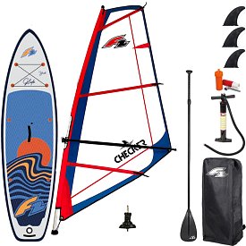 Paddleboard F2 GLIDE WINDSURF/WING YOUTH  GREY 10'0 komplet s plachtou - nafukovací paddleboard
