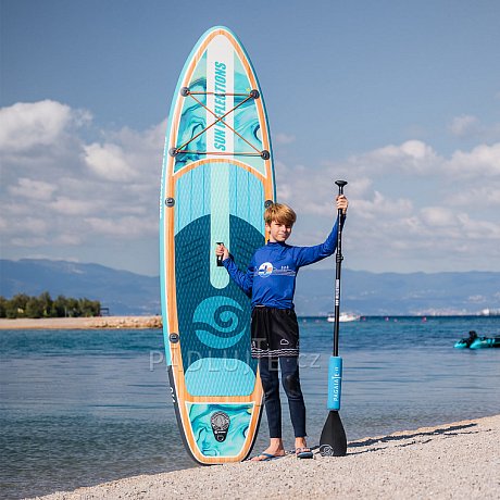 Paddleboard SUN REFLECTIONS S 9'4'' MINICOMBO Ocean mirage - nafukovací