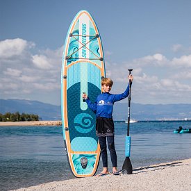 Paddleboard SUN REFLECTIONS S 9'4'' MINICOMBO Ocean mirage - nafukovací