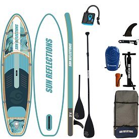 Paddleboard SUN REFLECTIONS S 9'4'' MINICOMBO Ocean mirage - nafukovací