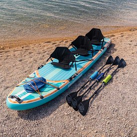 Paddleboard SUN REFLECTIONS MULTI 13'6'' MINICOMBO Ocean mirage - nafukovací