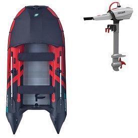 Člun GLADIATOR ACTIVE C330AL red black- nafukovací člun s hliníkovou podlahou