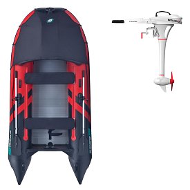 Člun GLADIATOR ACTIVE C330AL red black- nafukovací člun s hliníkovou podlahou