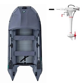 Člun GLADIATOR ACTIVE C330AL grey- nafukovací člun s hliníkovou podlahou
