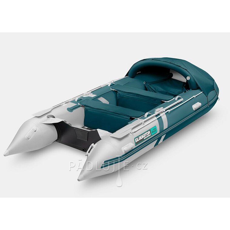 Člun GLADIATOR ACTIVE C420AL sea green - nafukovací člun s hliníkovou podlahou