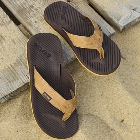 Žabky COOL Goku brown - pánské pantofle