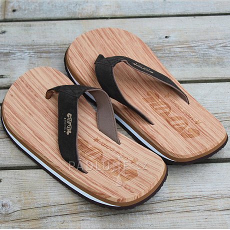 Žabky COOL Original Wood - pánské pantofle