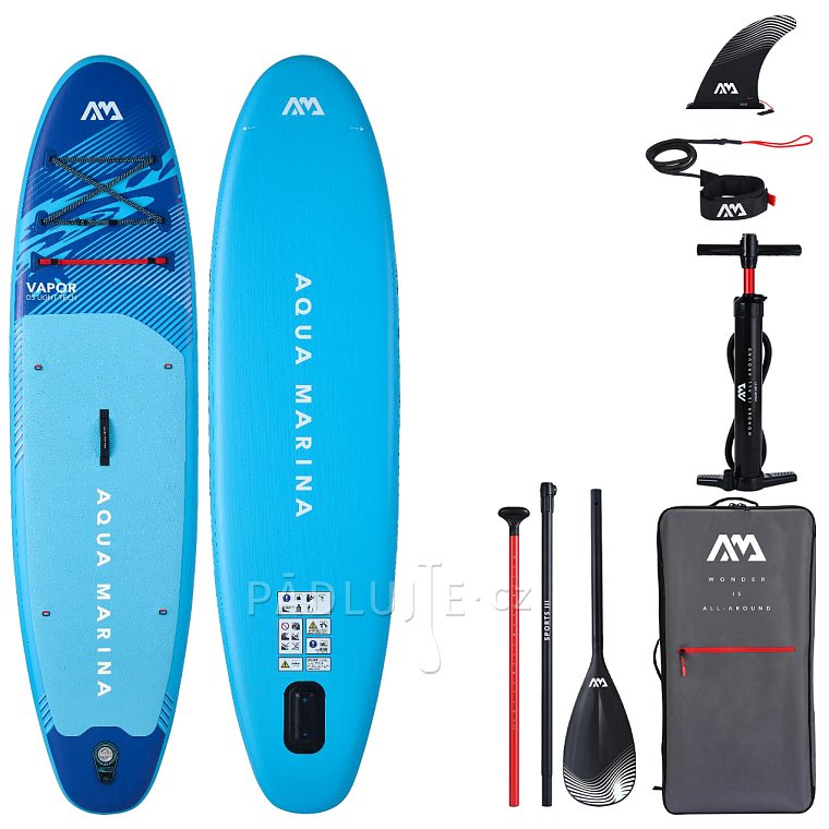 Paddleboard AQUA MARINA VAPOR 10'4 aqua splash - nafukovací