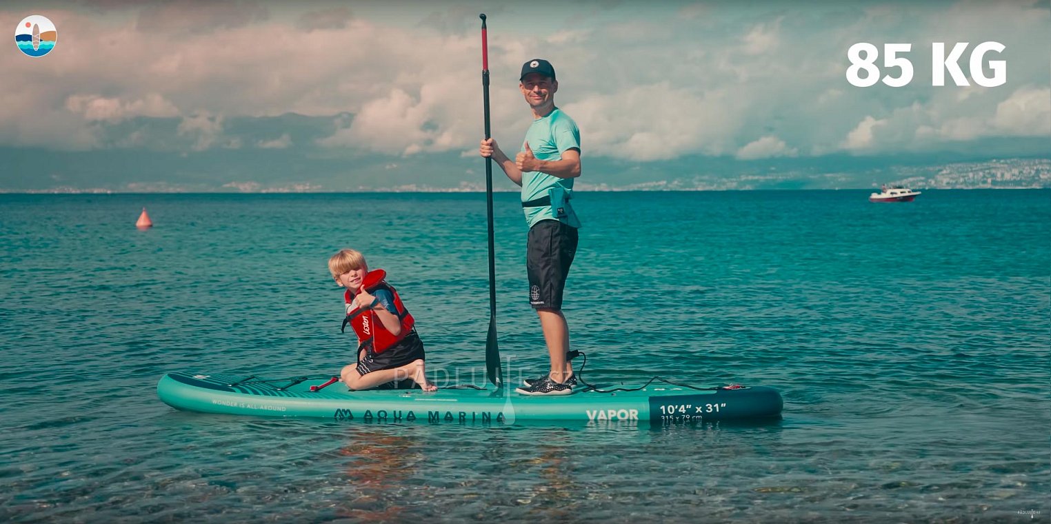 Paddleboard AQUA MARINA VAPOR 10'4 aqua splash 2026 - nafukovací