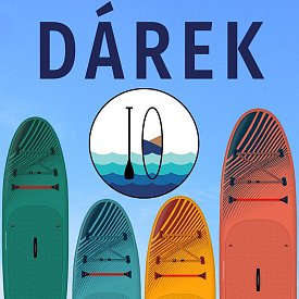 Dárkový poukaz na nákup paddleboardu na PÁDLUJTE.CZ - neomezený dárek