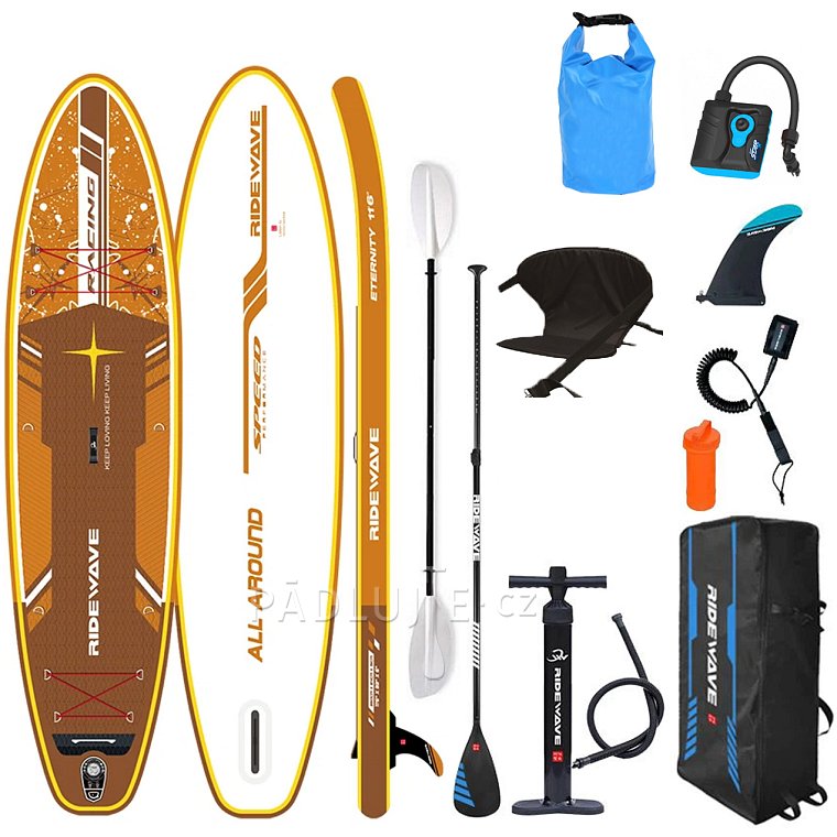 Paddleboard SUP RIDEWAVE Eternity 11'6'' - nafukovací