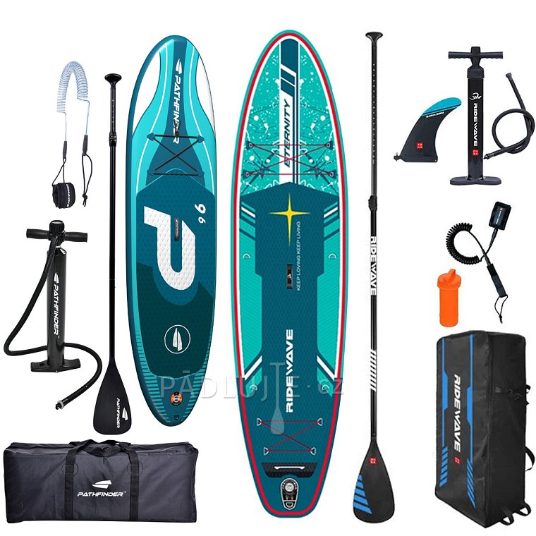 Paddleboard PATHFINDER LITE 9'6'', RIDEWAVE Eternity 11' - Rodinná sada nafukovacích paddleboardů