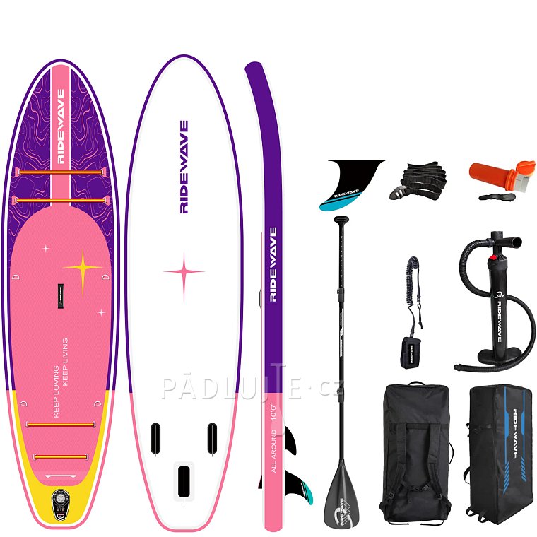 Paddleboard RIDEWAVE Romantic 10'6 - nafukovací