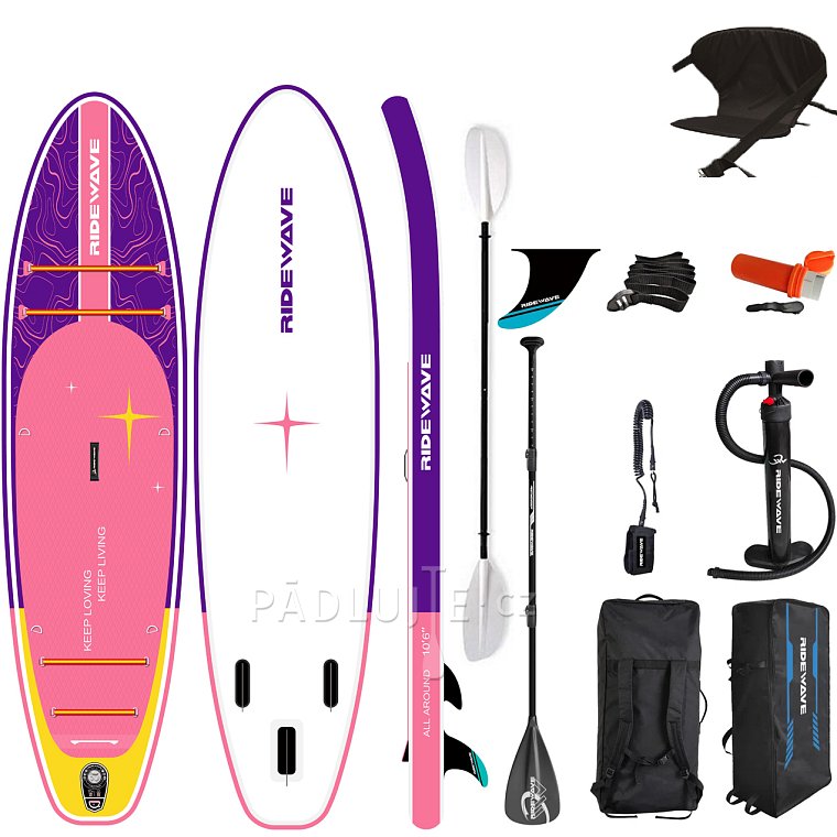 Paddleboard RIDEWAVE Romantic 10'6 - nafukovací