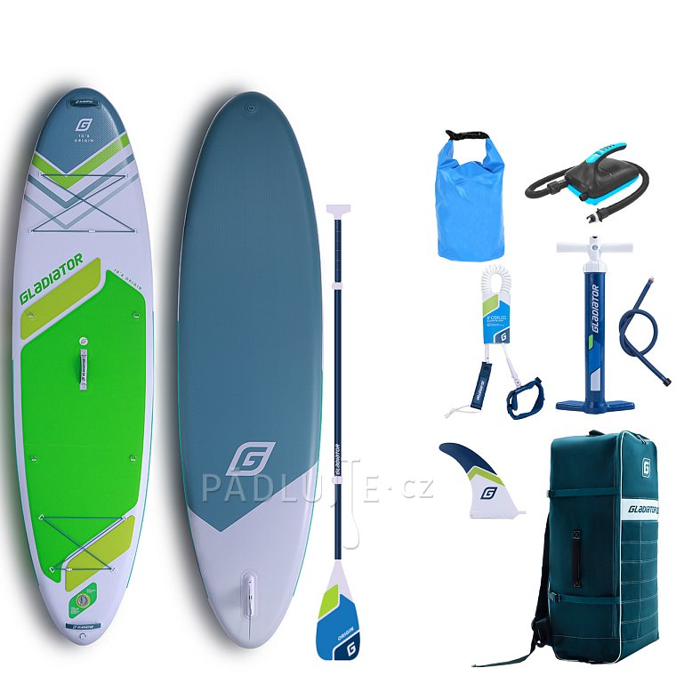 Paddleboard  GLADIATOR ORIGIN SC 10'8 ALLROUND GREEN - nafukovací
