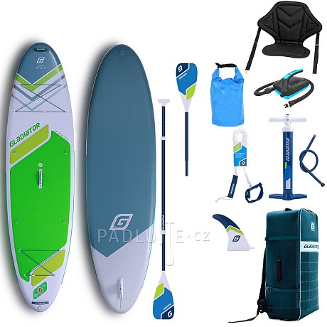 Paddleboard  GLADIATOR ORIGIN SC 10'8 ALLROUND GREEN - nafukovací