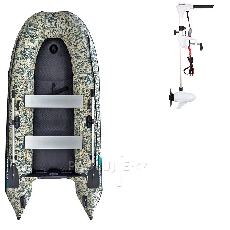 Člun GLADIATOR CLASSIC B330AD Camo - nafukovací člun s vysokotlakou podlahou
