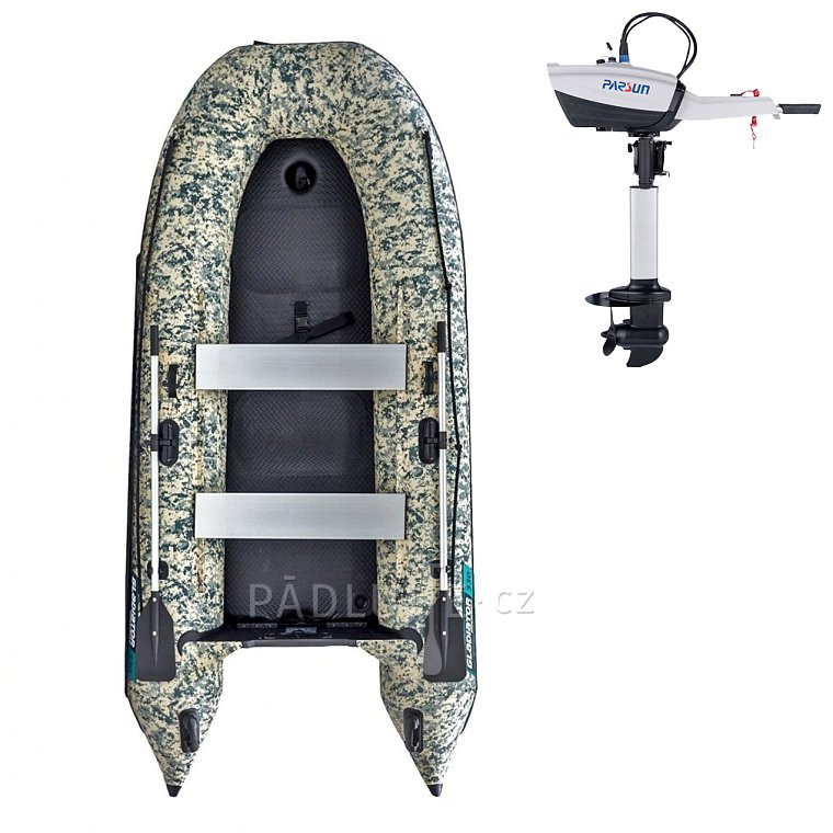 Člun GLADIATOR CLASSIC B330AD Camo - nafukovací člun s vysokotlakou podlahou